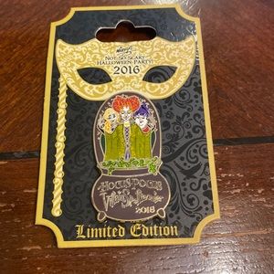 Disney mickeys not so scary Halloween party 2016 Hocus Pocus pin limited
